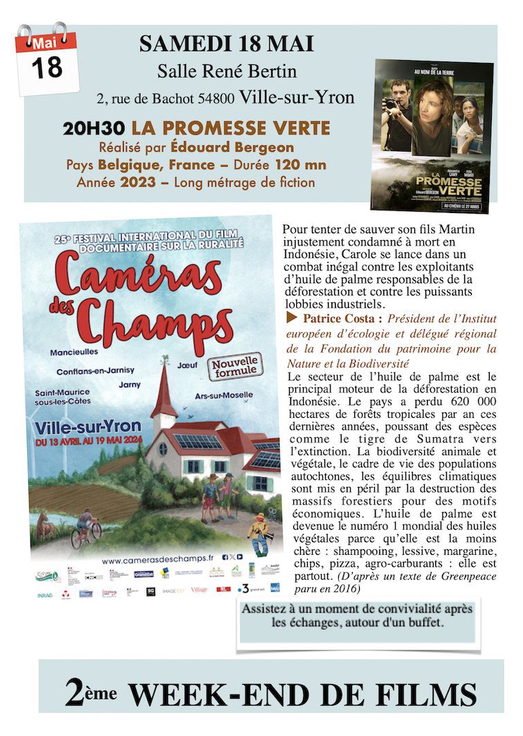 Cloture Festival CAMERAS DES CHAMPS 18 et 19 mai 2024